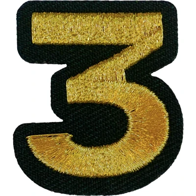 Afbeelding van Fjesta© Oeteldonk embleem Gouden cijfer 3