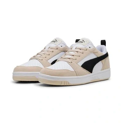 Afbeelding van Puma Rebound V6 Low heren sneakers wit Maat 41 Uitneembare zool