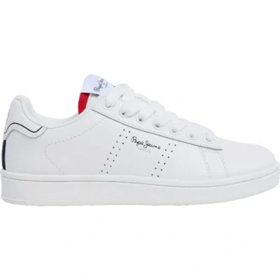 Afbeelding van Pepe Jeans Player Basic B Sneaker, wit (wit), 5.5 UK, Wit, 38 EU
