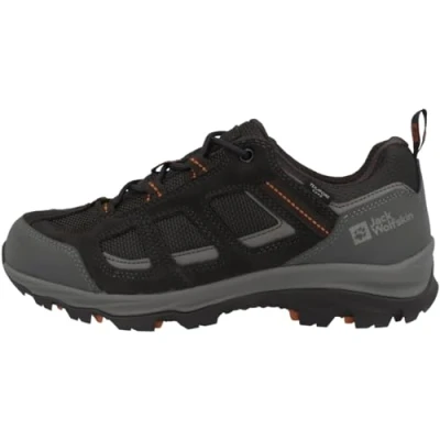 Afbeelding van Jack Wolfskin VOJO 3 Texapore LOW Outdoorschoenen, Heren, Maat: 44, Grey/orange Leer en textiel