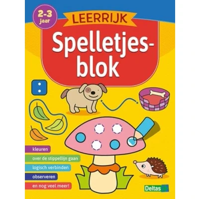 Afbeelding van Leerrijk spelletjesblok 2 3 jaar (Paperback)
