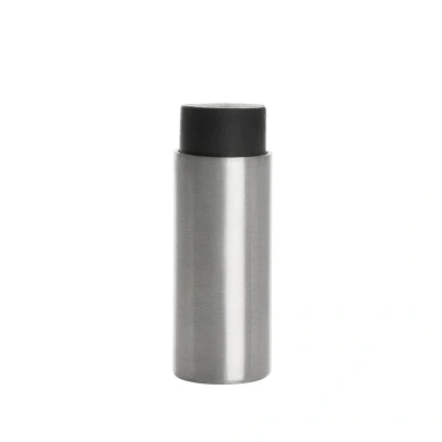 Afbeelding van Deurstopper mat nikkel voor wandmontage 60x22mm