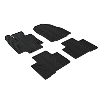 Afbeelding van Gledring Rubbermatten voor Toyota Highlander incl. Hybrid 2021 (T profiel 4 delig + montageclips)