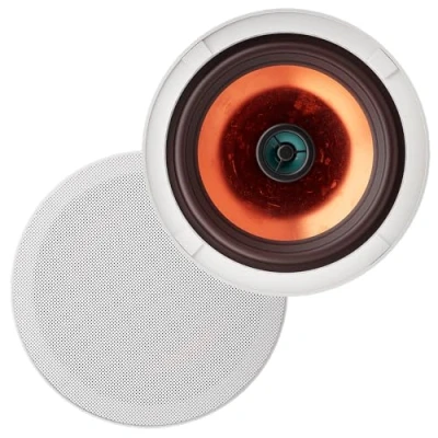 Afbeelding van Herdio 150 watt 6,5 inch plafond bluetooth luidsprekers voor kantoor, keuken, woonkamer, badkamer, 7,6 uitsparing diameter (1 paar)