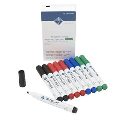 Afbeelding van Boardmarkers, 10 stuks, assorti