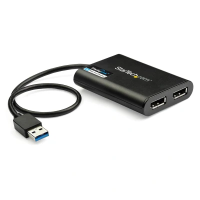 Afbeelding van StarTech.com USB naar Dual DisplayPort adapter 4K 60Hz 3.0 (5 Gbps)