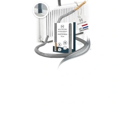 Afbeelding van NIEUW: Radiatorborstel 2.0 Van MEISTERSTARK Multifunctionele Verwarmingsborstel Zachte Microvezel [Stofmagneet] Radiator Brush, Flexibele Lange (115 cm) voor Elke