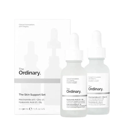 Afbeelding van The Ordinary Skin Support Set Niacinamide 10% + Zinc 1% 30ml Hyaluronic Acid (HA) 2% B5 30 ml