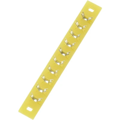 Afbeelding van TRU COMPONENTS Soldeerlijst Enkele rij Totaal aantal polen 10 Epoxide (l x b h) 74 9 1.5 mm 1 stuk(s)