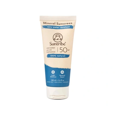 Afbeelding van Suntribe Zonnebrandcrème Mineral SPF 50 Lichaam en Gezicht