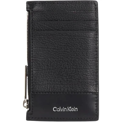 Afbeelding van Calvin Klein Subtle Visitekaarthouder, Heren, Maat: One Size, Black grain/smooth