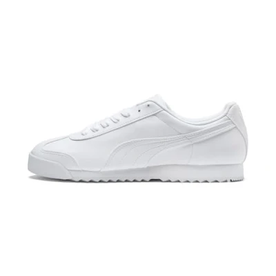 Afbeelding van PUMA Roma Basic Sneaker voor heren, Wit Licht Grijs, 38 EU