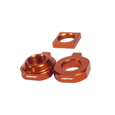 Afbeelding van RFX Pro 2 Achterwielblokken Verstellers Oranje KTM SX85 2015 2024
