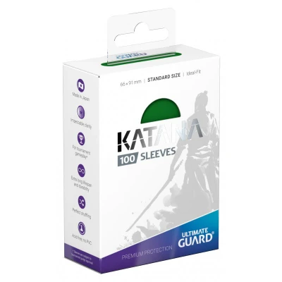 Afbeelding van Ultimate Guard Katana Sleeves: Green (100 stuks)