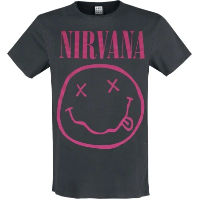 Afbeelding van Nirvana Amplified Collection Neon Pink T shirt actraciet L