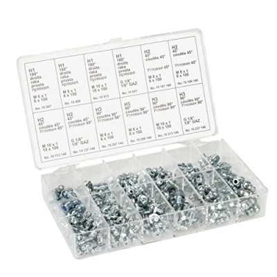 Afbeelding van Pressol Smeernippels / vetnippels assortiment 140 delig