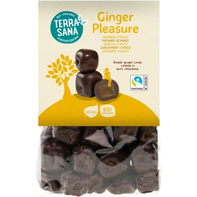 Afbeelding van Terrasana Ginger Pleasure Choco Bio, 150 gram
