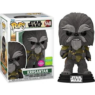 Afbeelding van Funko Pop! Star Wars Book Of Boba Fett Krrsantan #548 flocked summer convention 2022 exclusive [7.5/10]