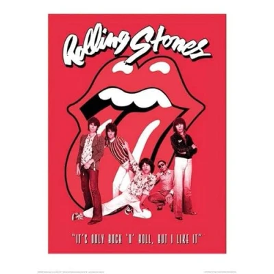 Afbeelding van Kunstdruk The Rolling Stones Its Only Rock n Roll 40x50cm