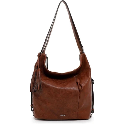 Afbeelding van SURI FREY Vrije tijd rugzak Schoudertas Nicky City Backpack Cognac Bruine