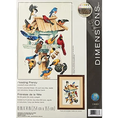 Afbeelding van Dimensions Getelde kruisstickset, Feasting Frenzy