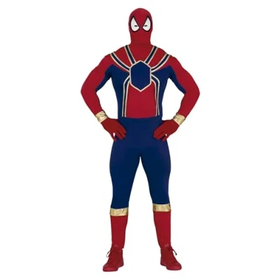 Afbeelding van Guirca Spiderman Kostuum Superheld Spinman Van Het Spinnenrijk Blauw, Rood Maat 52 54 Carnavalskleding Verkleedkleding