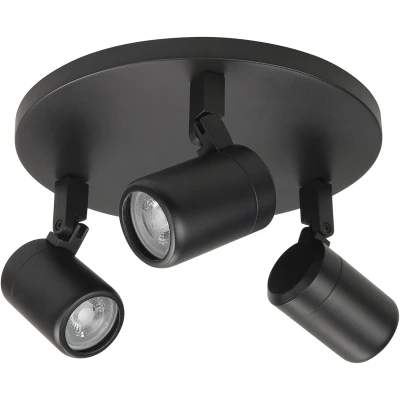 Afbeelding van Highlight Spot Rain 3 lichts rond IP44 zwart