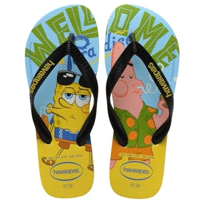 Afbeelding van Havaianas Unisex Top Spongebob Flip Flop, Geel, 2 UK, 34 EU