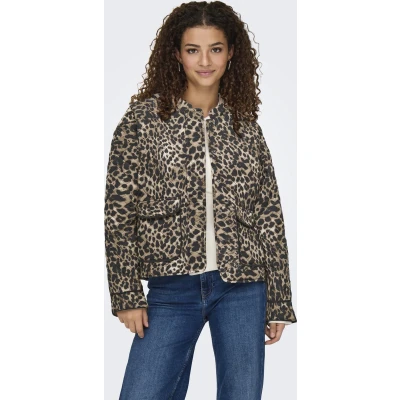 Afbeelding van Only Jas Onlhallie Quilted Jacket Otw Noos 15328523 Sandshell/leo Dames Maat XS