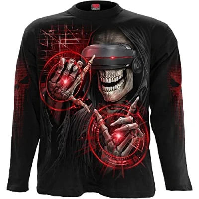 Afbeelding van Spiral T shirt voor heren, Zwart, M