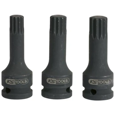 Afbeelding van KS Tools, Dopsleutel + dopmoer, 1/2&quot; Power bit socket XZN, lang, M16