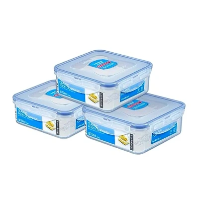 Afbeelding van LockundLock lunchboxen 111000082303 transparant 2,61 l