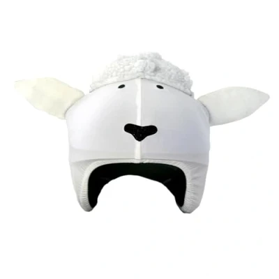 Afbeelding van COOLCASC WITTE SCHAPEN Multisport Helm Cover