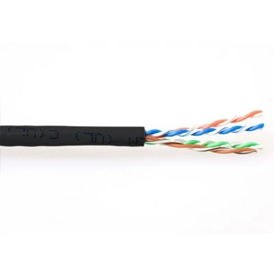 Afbeelding van ACT CAT6A U/UTP PVC patch 305 m zwart