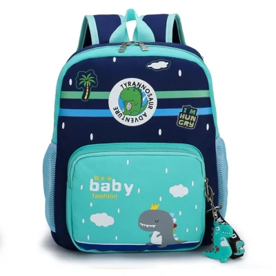 Afbeelding van rugzak , schooltas meisje, jongen, kind,licht, schooltas, meisjes, jongens, basisschool, 4 6 jaar, waterdicht, schattig, voor A4, rugleuning, kleuterschool, reizen, met borstband lichtblauw
