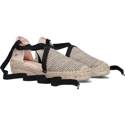 Afbeelding van Fred de la Bretoniere 152010259 MAAT Espadrilles, Dames, Maat: 36, Zwart Veloursleer