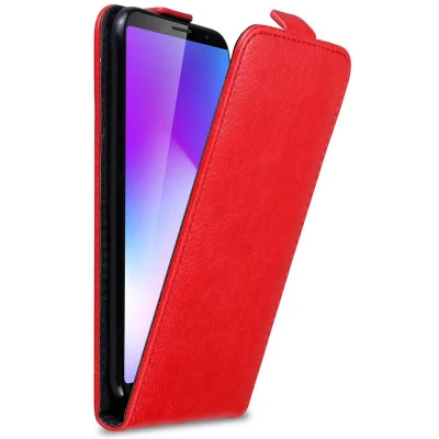 Afbeelding van Cadorabo Hoesje geschikt voor Cubot POWER in APPEL ROOD Beschermhoes flip design Case Cover met magnetische sluiting
