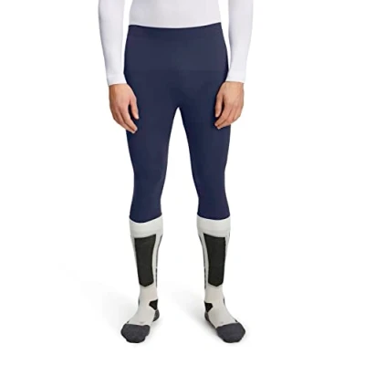 Afbeelding van FALKE Heren Broek van onderlaag Warm 3/4 M TI Functioneel material Sneldrogend 1 Stuk, Blauw (Space Blue 6116), L