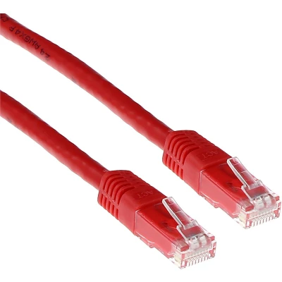Afbeelding van ACT IB8552 U/UTP CAT6 Patchkabel Rood 25 cm