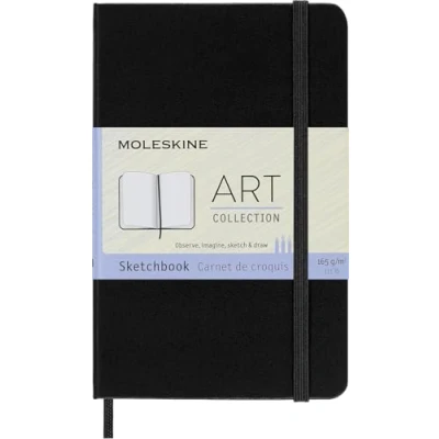 Afbeelding van Moleskine Creative S01054 notitieboeken, schetsboek, zak/A6, 165 G papier, harde kaft, zwart