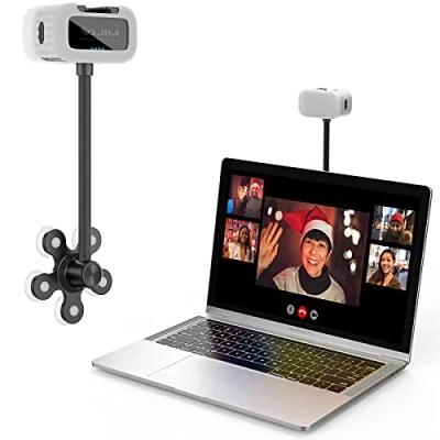 Afbeelding van VIJIM CL12 Mini Videolamp met zuignap voor videobellen LED 2W 340 Lumen USB C Zwart
