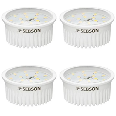 Afbeelding van SEBSON LED Module 5W Ultra Plat ø50x26mm voor Inbouwspot 400lm Warm Wit 3000K Niet Dimbaar vervangt GU10 MR16 Lichtbronnen Set van 4