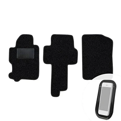 Afbeelding van moto MOLTICO Automatten Velours Autofrontmat Set van 2 Matten Voor de Voorkant Auto Bijpassend Honda FR V 2005 2009