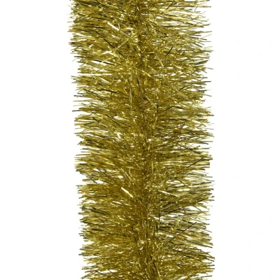 Afbeelding van Lametta Slinger guirlande glans 100mmx2.7m licht goud KSD