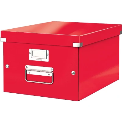 Afbeelding van Leitz WOW opbergdoos Click &amp; Store, ft M, rood