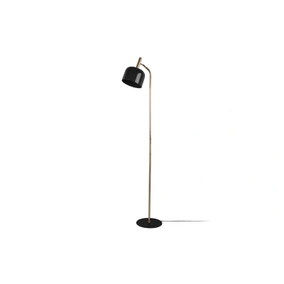 Afbeelding van Leitmotiv Vloerlamp Smart Emaille Zwart 26x26x164cm
