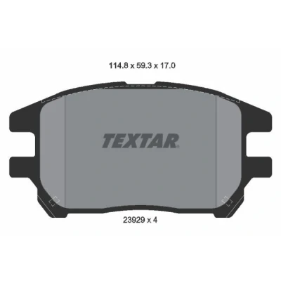 Afbeelding van Textar Remblokset 2392901