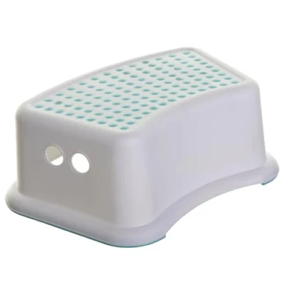 Afbeelding van Dreambaby F672 kinderopstapkruk, trapkruk, kinderkruk, antislip, wit/blauw