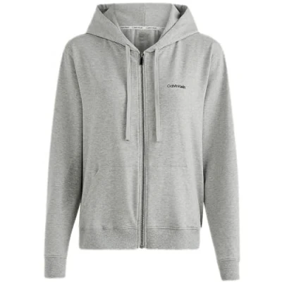 Afbeelding van Calvin Klein Modern Cotton LW Full Zip Hoodie Grijs Small Dames