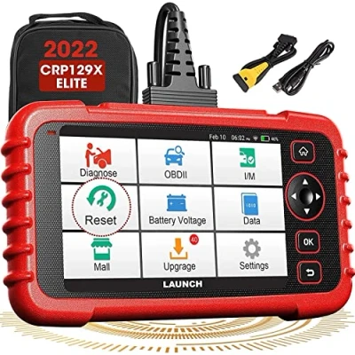 Afbeelding van Launch CRP129X Autodiagnoseapparaat, OBD2 diagnoseapparaat, voor alle voertuigen, autocodelezer de ABS, SRS motor en versnellingsbak met reset olie, EPB, SAS, TPMS smoorklep